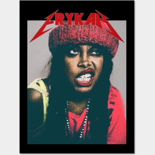 Erykah Badu Vintage Retro Style Posters and Art
